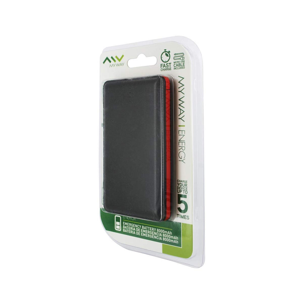 Power Bank Muvit 8000mAh con Cable Micro-USB (NUEVO)