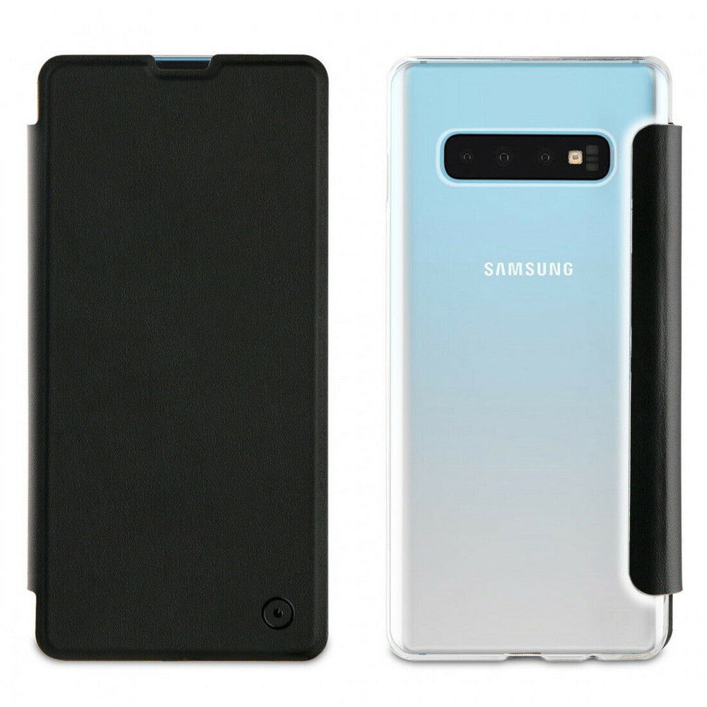 Funda Muvit Folio para Samsung Galaxy S10 negra.