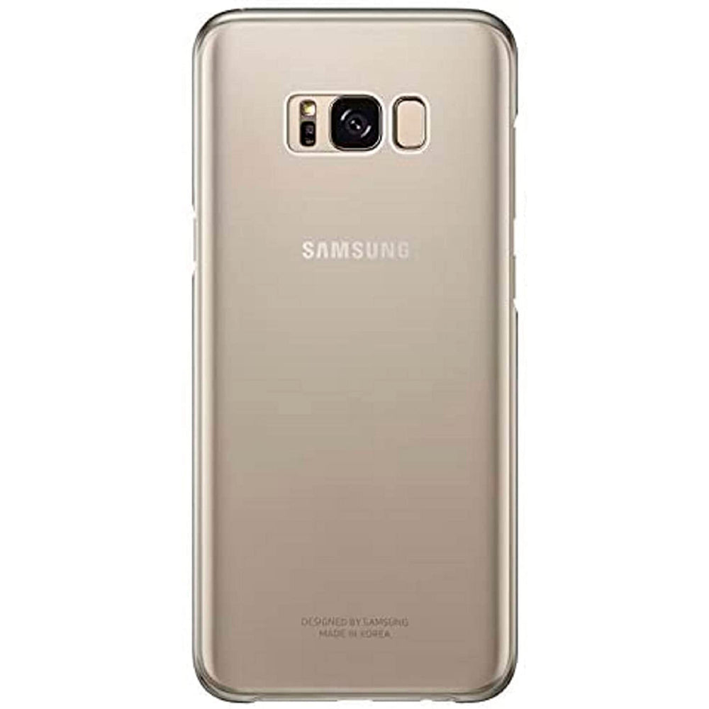 Funda original Samsung Clear View para Galaxy S8 Plus color Dorado.