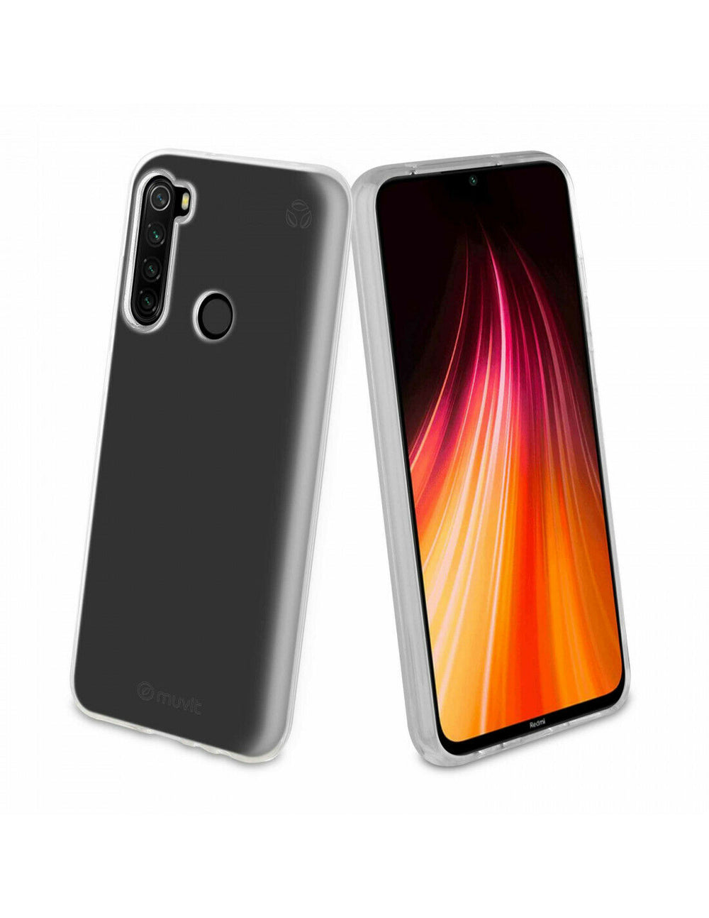 Funda Muvit for Change para Xiaomi Note 8 recycletek transparente.