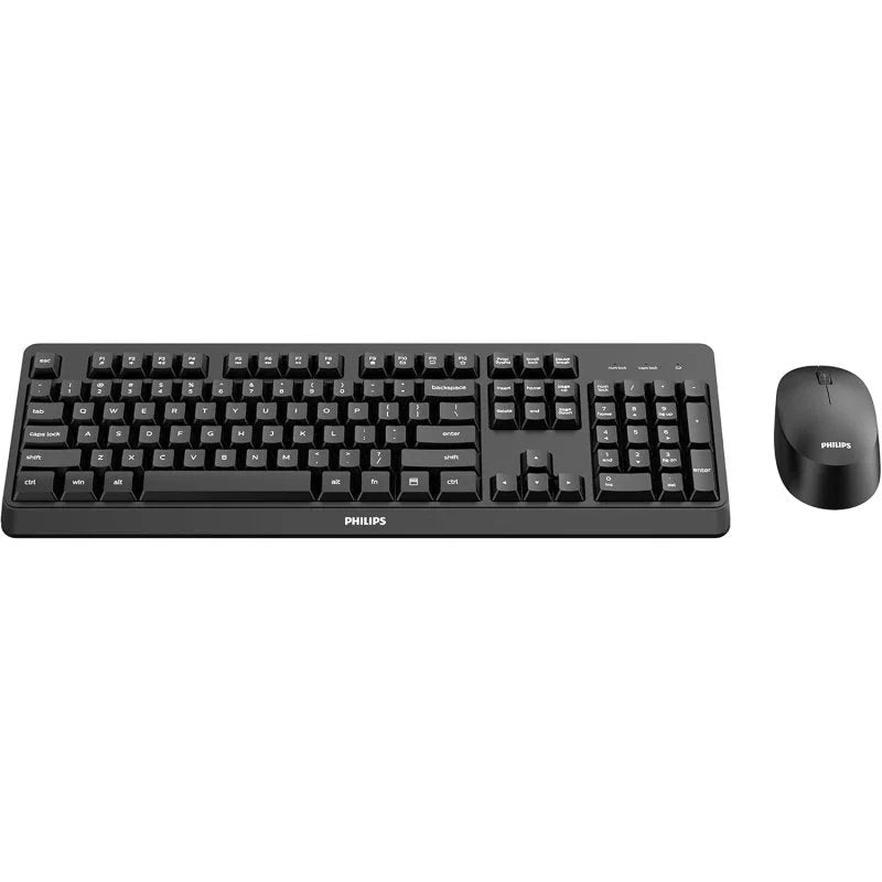 Combinación teclado y ratón USB Philips 3000 series 1600 DPI Inalámbricos Negro