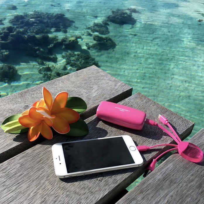 Batería portátil POWERBANK 5000 mAh+cable de carga compatible todos los móviles