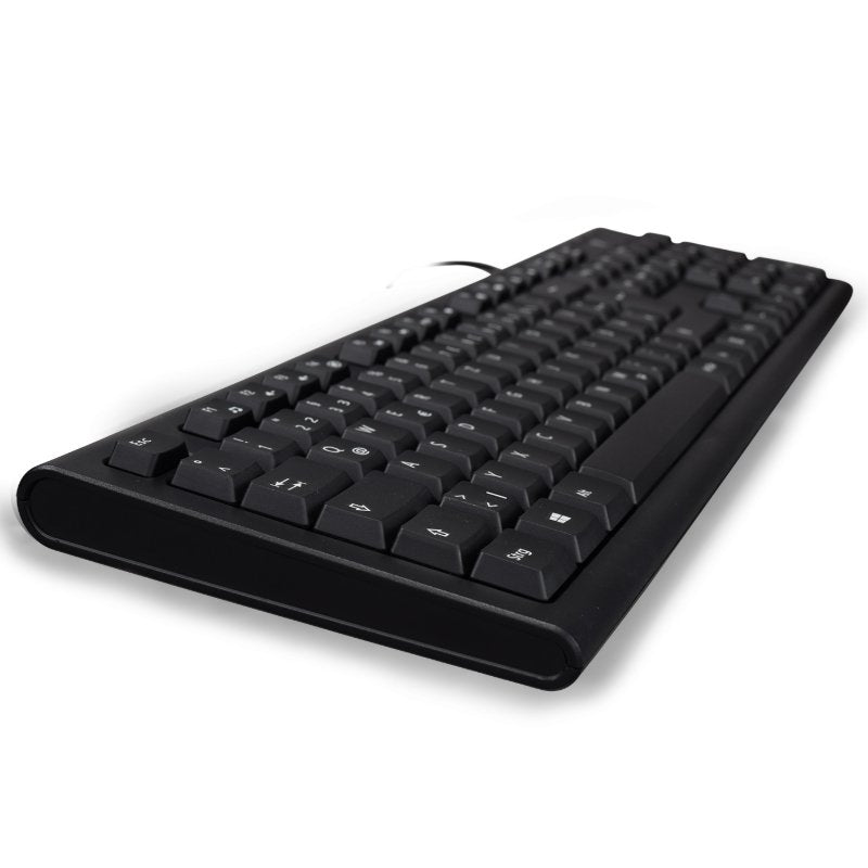 Teclado V7 KU200GS-DE USB negro en Aleman