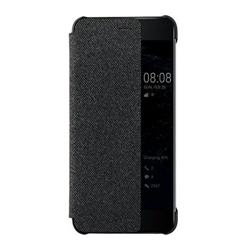Funda Original Huawei Para Huawei P10 Plus View Flip Cover Gris Oscuro