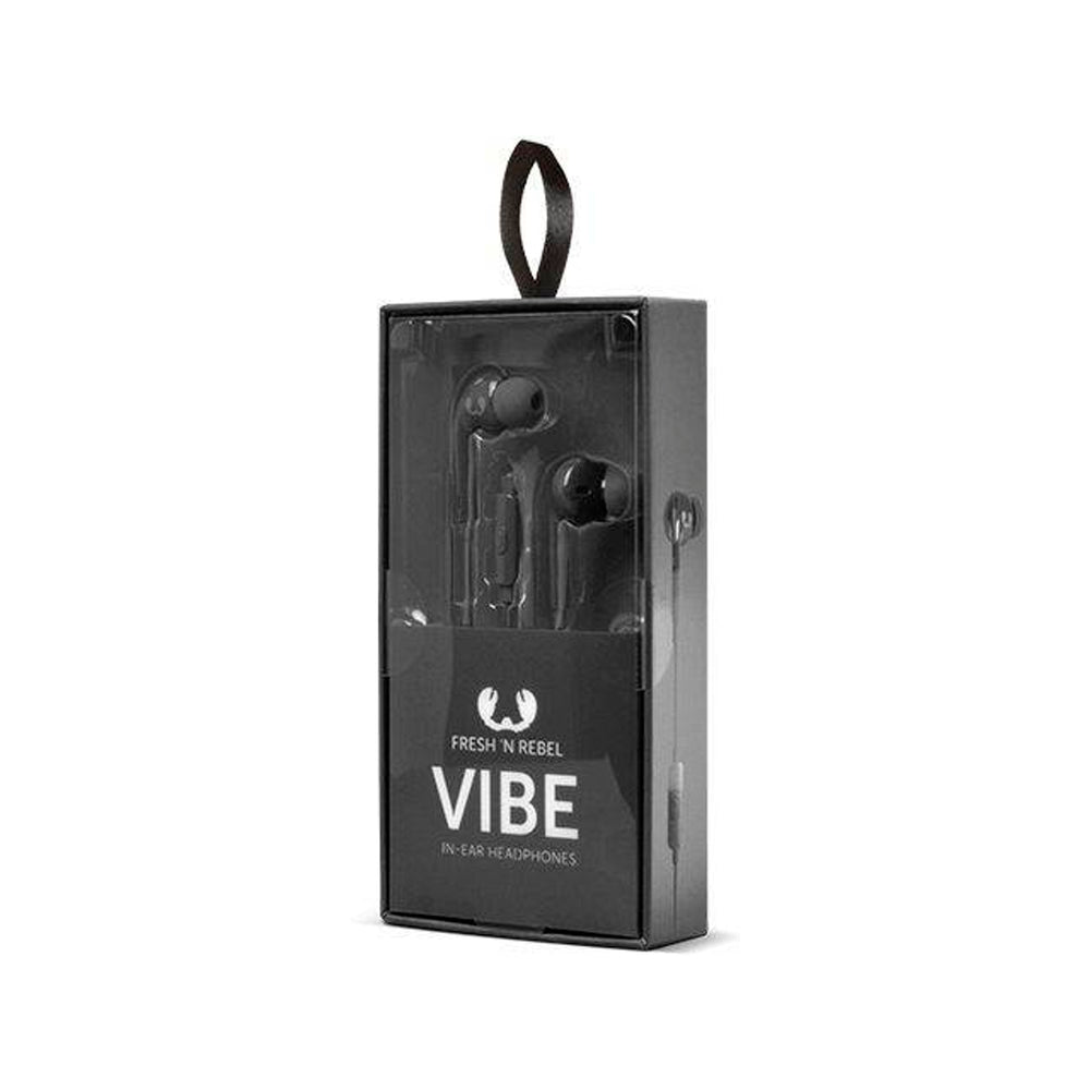 Auriculares con cable Fresh n Rebel Vibe In ear – Micrófono – Negro
