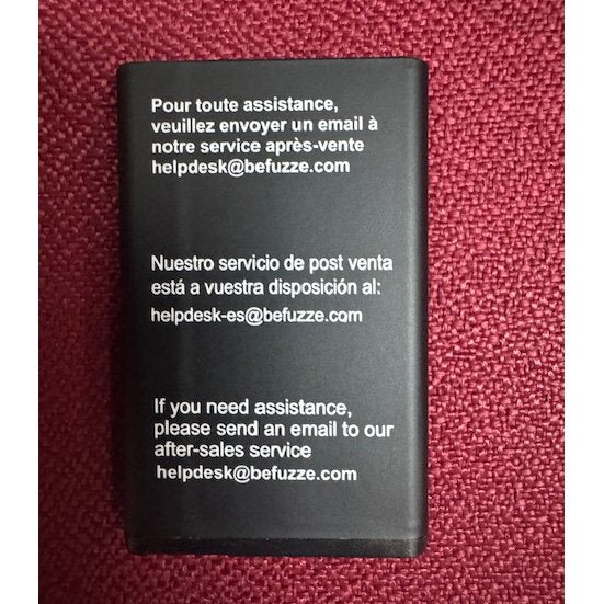 Batería original para Telefunken S450 3.7V 1000mAh 3.7Wh (NUEVA)