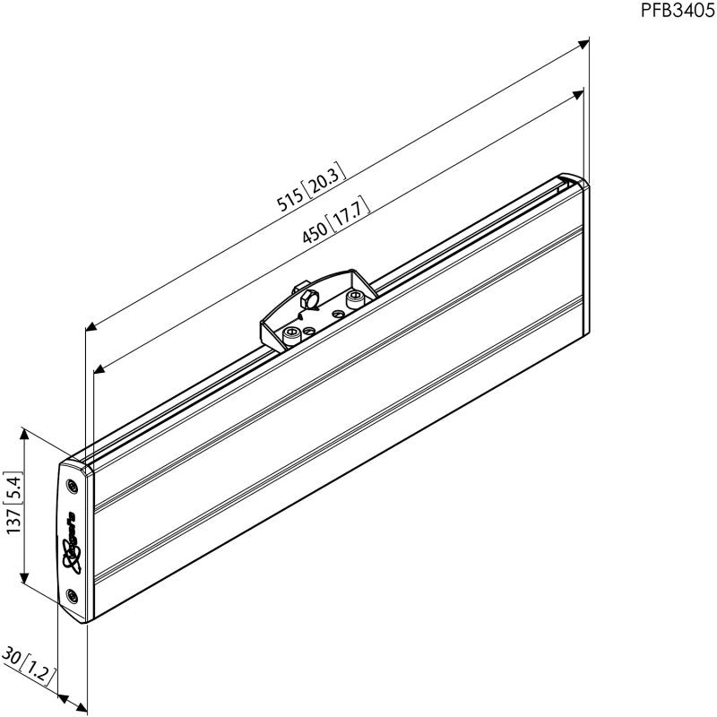 Soporte Vogels PFB 3405 Interface Bar 515mm