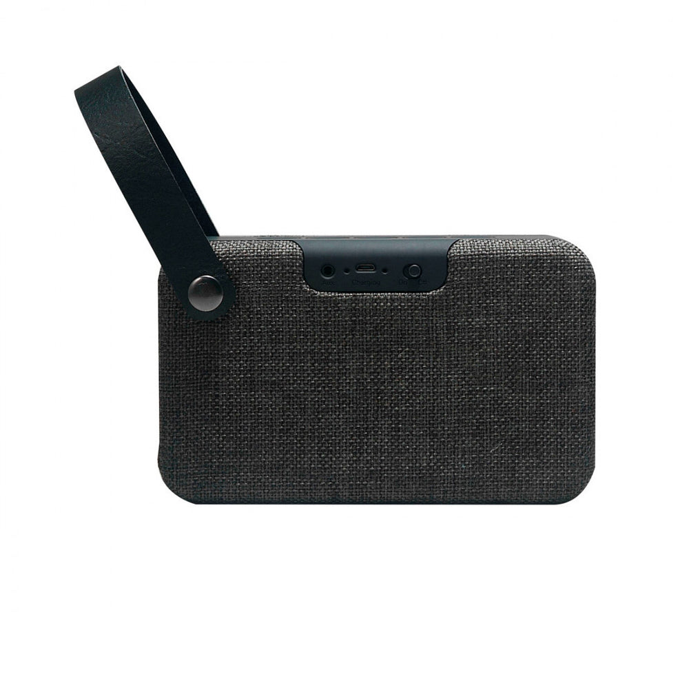 Altavoz Bluetooth con tela Muvit SD2 color gris marengo (NUEVO)