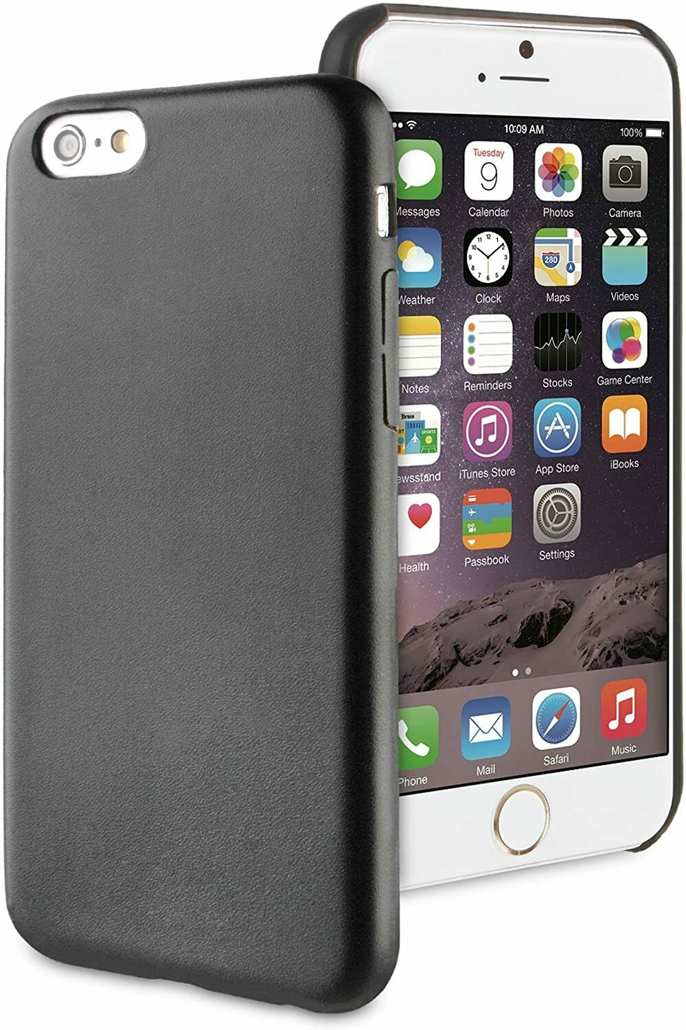 Funda Muvit Ultra-Slim Skin para Apple iPhone 6 Plus negro.