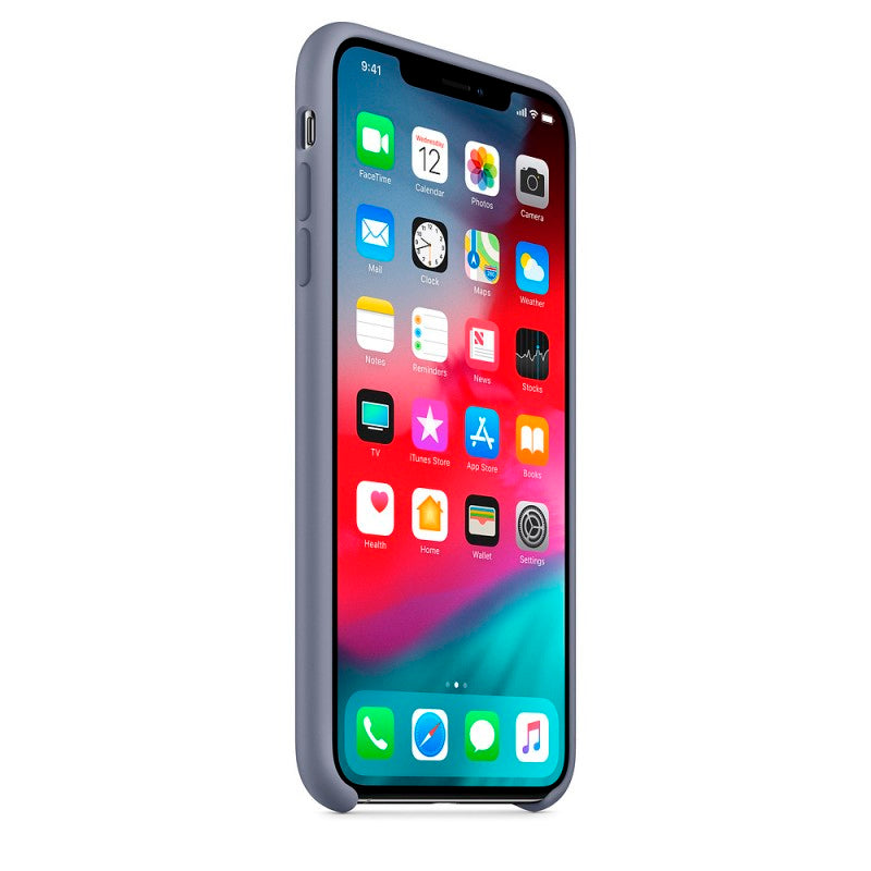 Funda Original Apple para Apple iPhone XS Max Silicona color gris lavanda