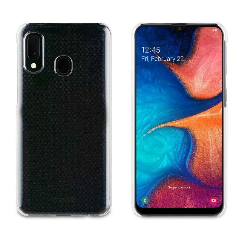 Funda Muvit for change para Samsung Galaxy A20e recycletek transparente.