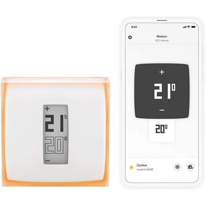 Termostato Wifi Inteligente Netatmo NTH01-ES-EC *Embalaje dañado,producto nuevo*