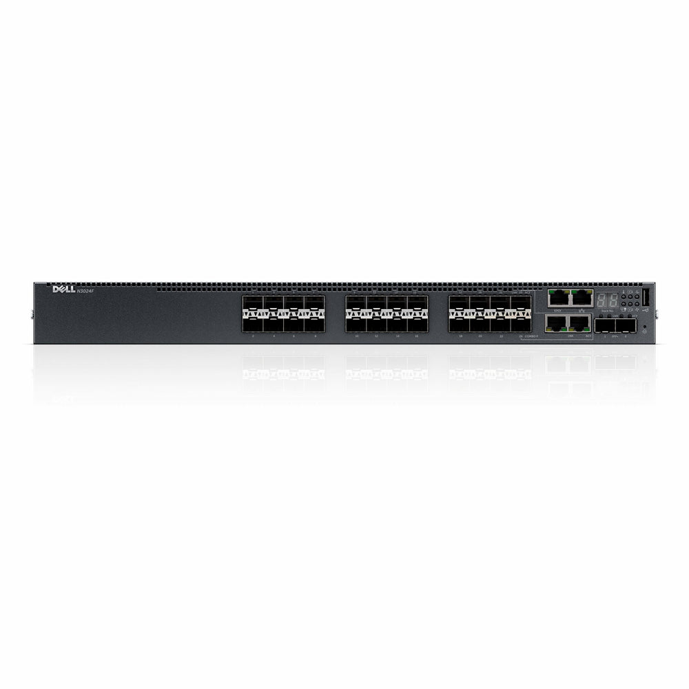 DELL N3024EF Gestionado L3 Negro 1U Montable en Rack.