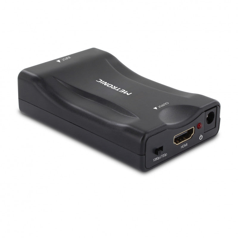 Convertidor video Metronic Euroconector a HDMI Negro **Embalaje dañado**
