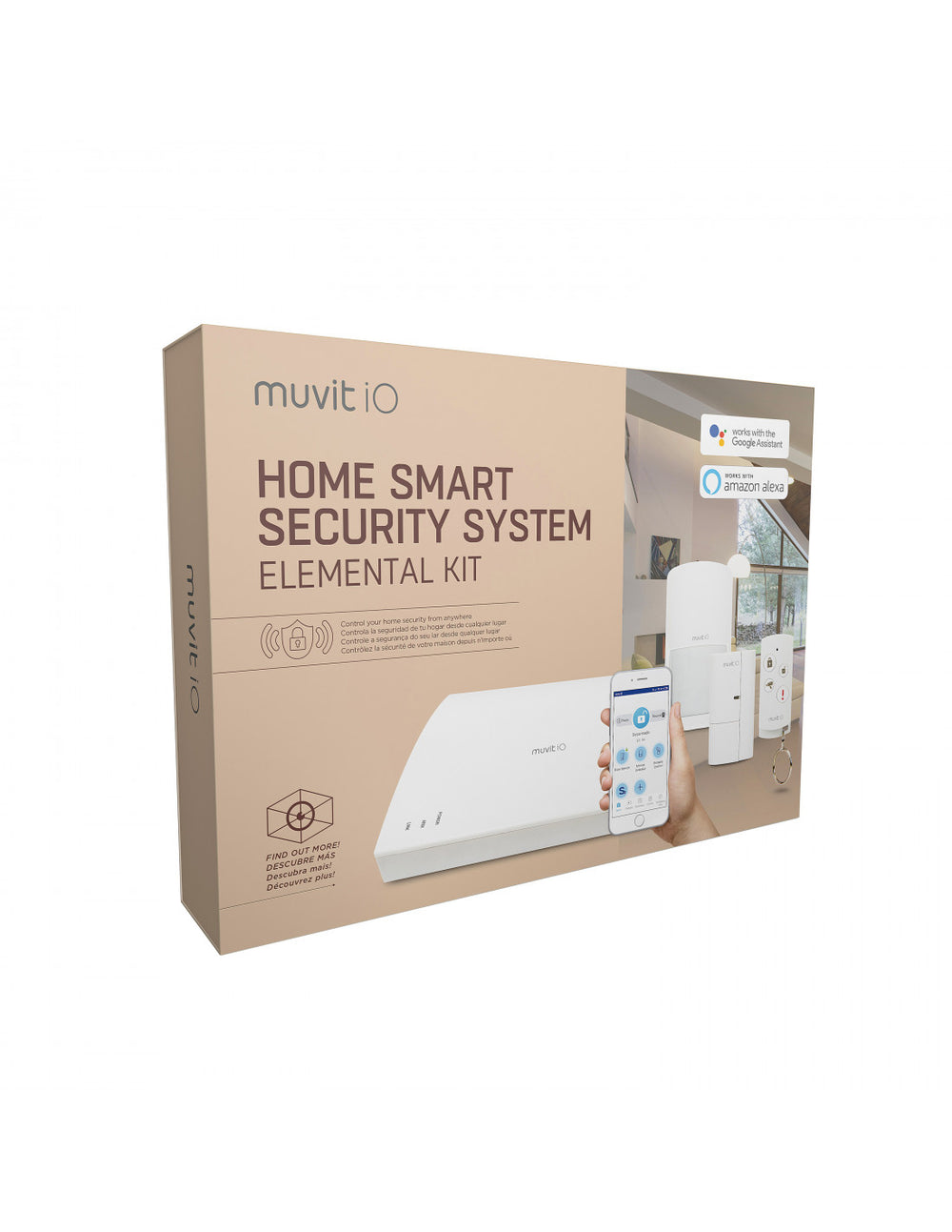 Sistema de seguridad Muvit para el Hogar Pack Elemental Usado
