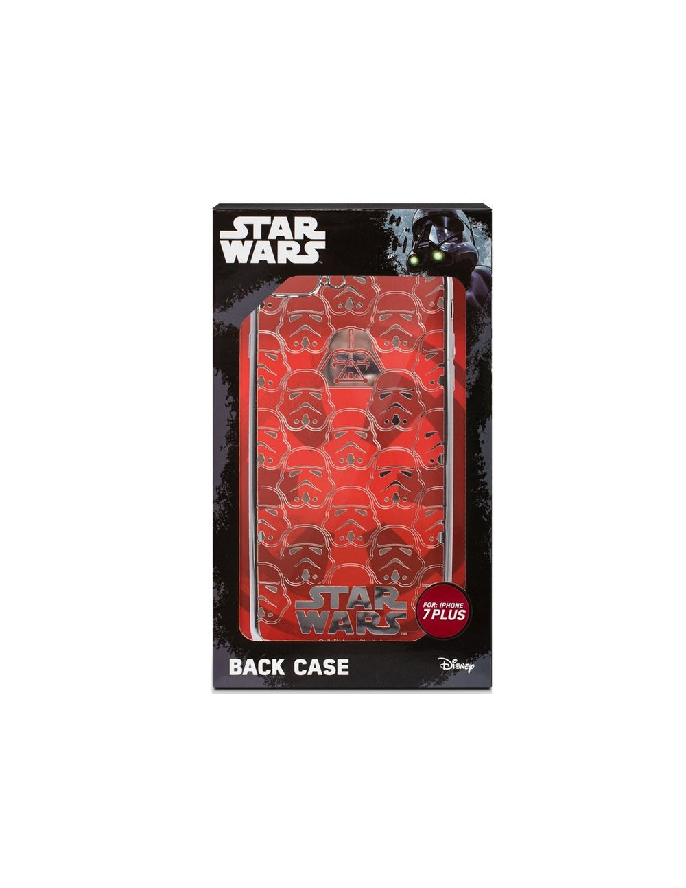 Carcasa Licencia Star Wars Apple iPhone 7+/8+ Borde Metal Darth Vader.