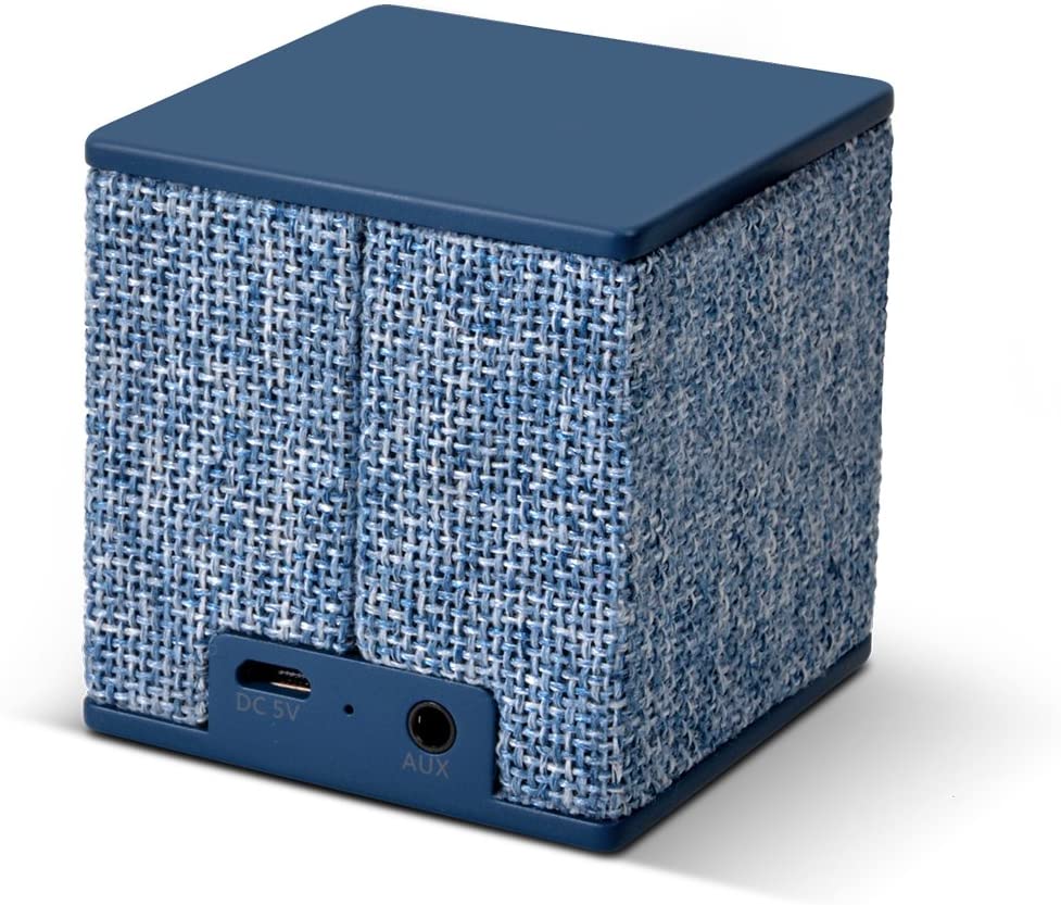 Altavoz Bluetooth Fresh N Rebel Rockbox CubeFabric Azul