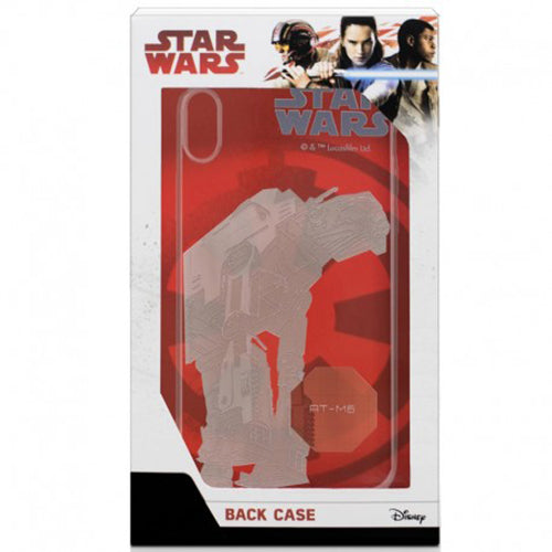 Carcasa Disney Star Wars AT-AT transparente para Apple iPhone X / XS.