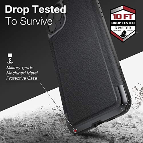 Funda Defense Prime para Apple iPhone 11 Pro Max color negro.
