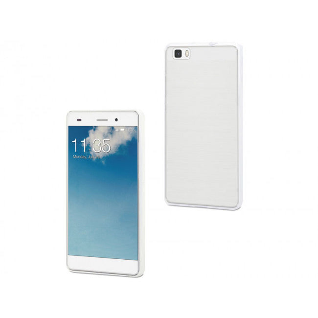 Funda Muvit minigel fina para Huawei P8 Lite transparente.