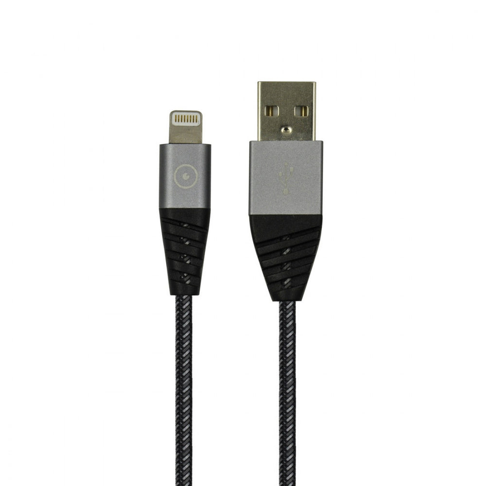 Cable Muvit Tiger USB Apple MFI 2,4A 2m gris
