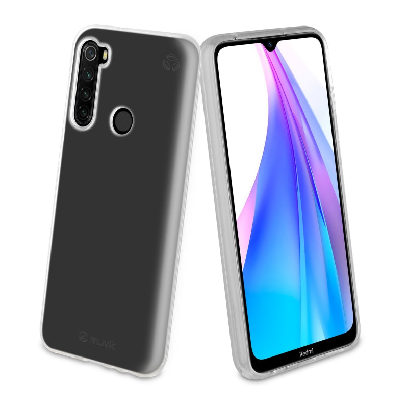 Funda Muvit for change para Xiaomi Note 8T recycletek transparente.