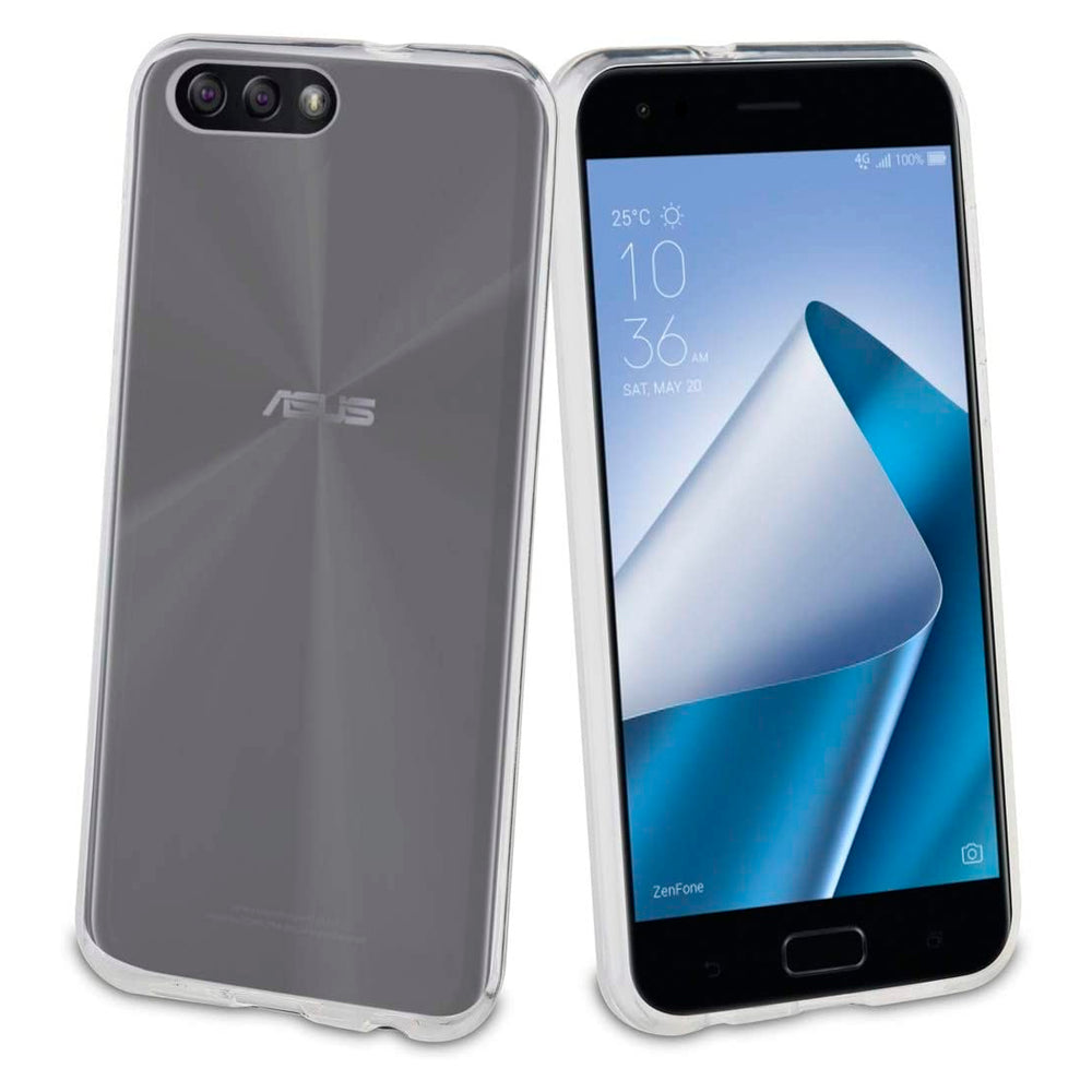 Funda Muvit Crystal Soft para ASUS Zenfone 4 transparente.