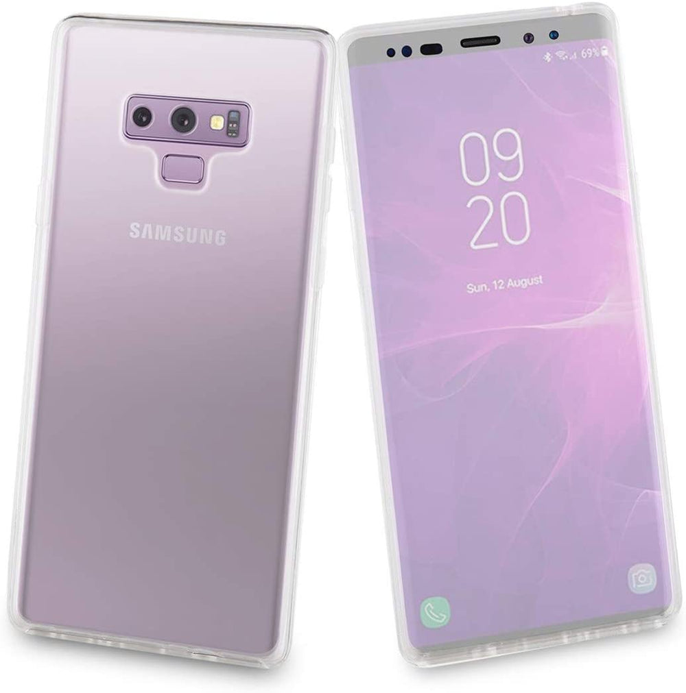 Carcasa Muvit Cristal Soft 360 para Samsung Galaxy Note 9 transparente.