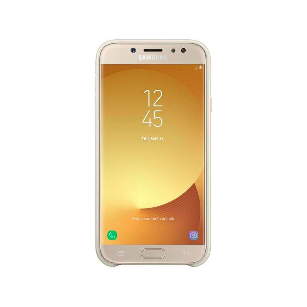 Funda original Samsung Dual Layer para Samsung Galaxy J7 2017 color dorado