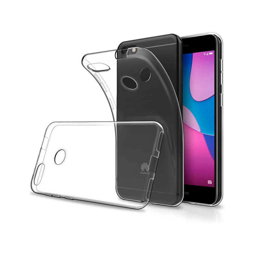 Funda Muvit Cristal Soft para Huawei Y6 Pro 2017 transparente.