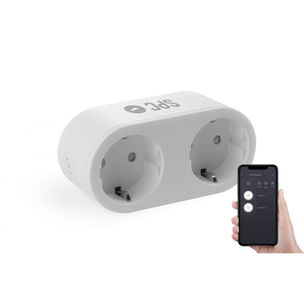 Enchufe Inteligente SPC Clever Plug Dual WIFI
