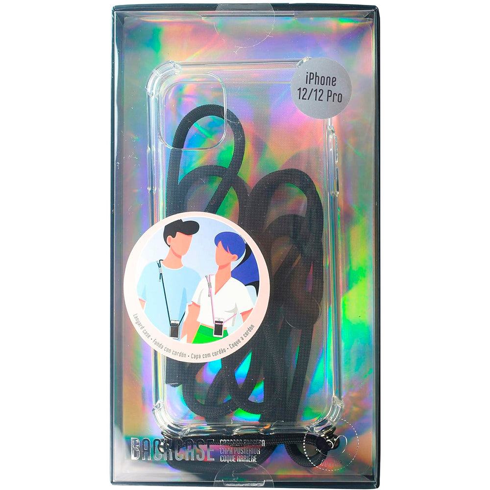 Funda Muvit Life para Apple iPhone 12 / 12 Pro con colgante transparente