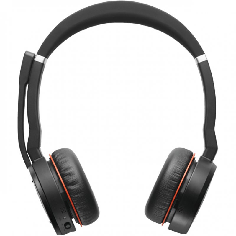 Jabra Evolve 75 MS Auriculares Bluetooth Negros Usado *Falla micro. Sin USB*