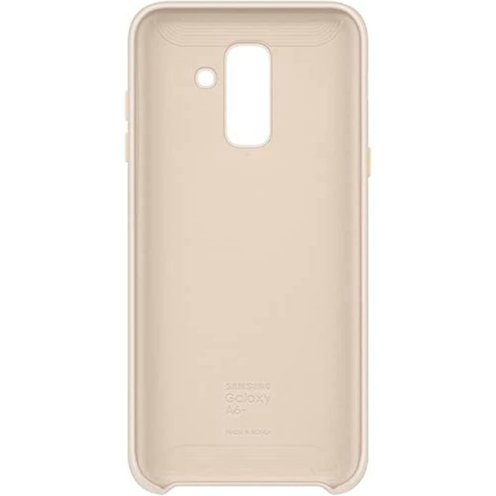 Funda original Samsung Dual Layer para Galaxy A6+ color oro