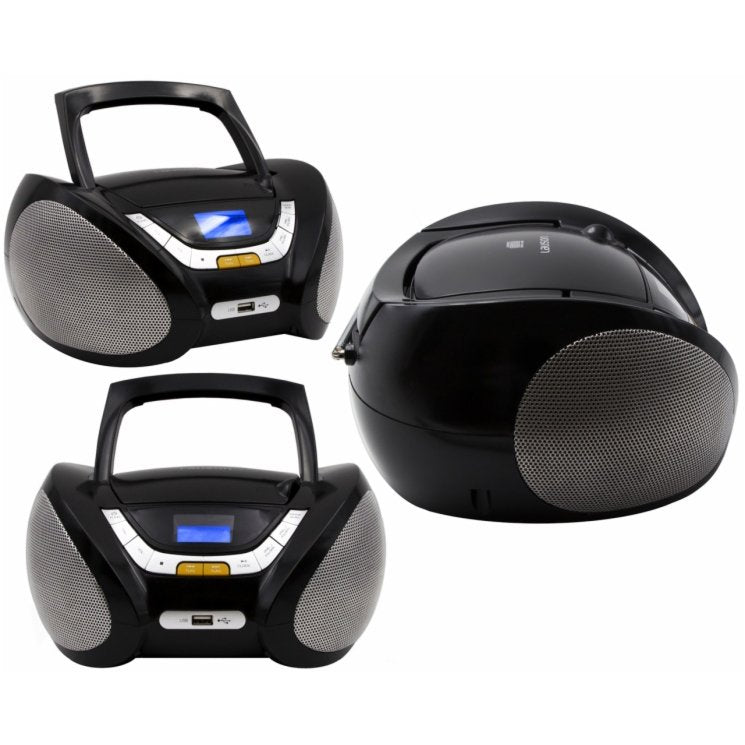Reproductor Lauson CP445 Radio CD/MP3 3W negro