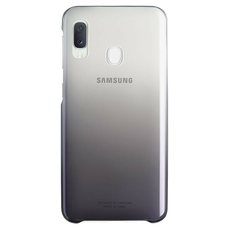 Funda original Samsung Gradation Cover negra para Samsung Galaxy A20e 2019