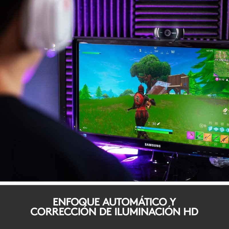 Logitech C922 Pro Stream HD 720p a 60 fps