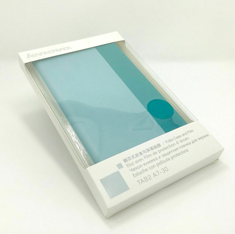 Funda Lenovo TAB 2 A7-30 Folio Case azul + film pantalla – ZG38C00027.