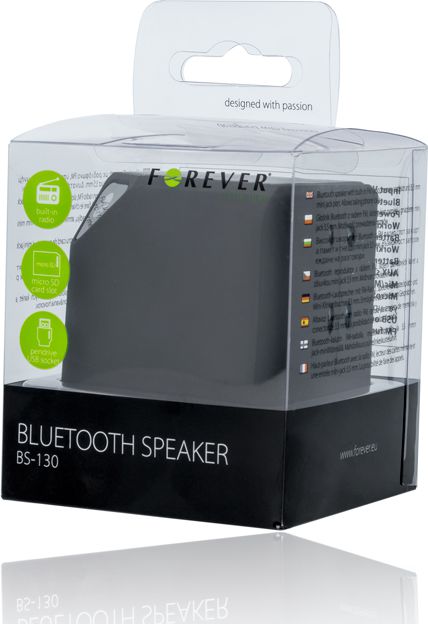 Altavoz Bluetooth FOREVER BS-130 Negro