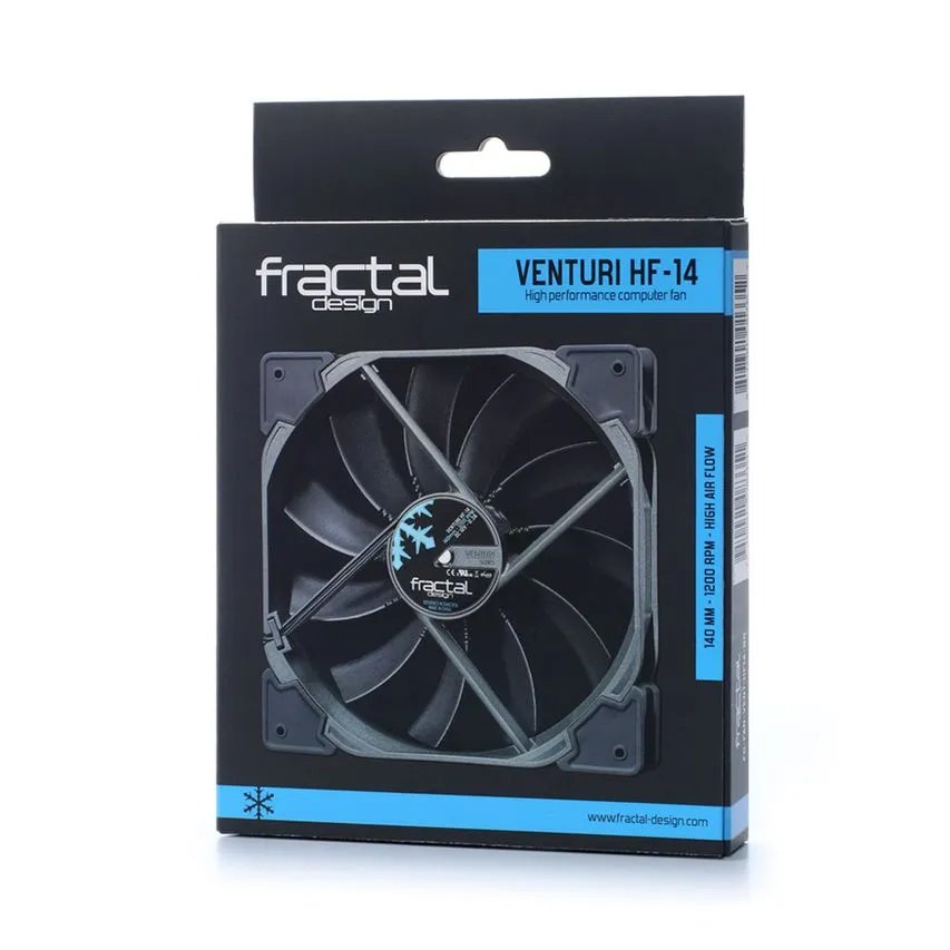 Ventilador Suplementario Fractal Design Venturi HF-14 140mm negro