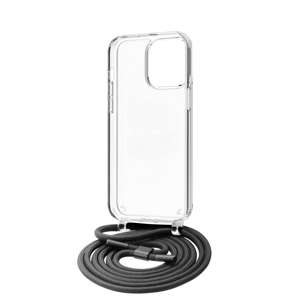 Funda Muvit recycletek para Apple iPhone 15 Pro Max transparente con colgante