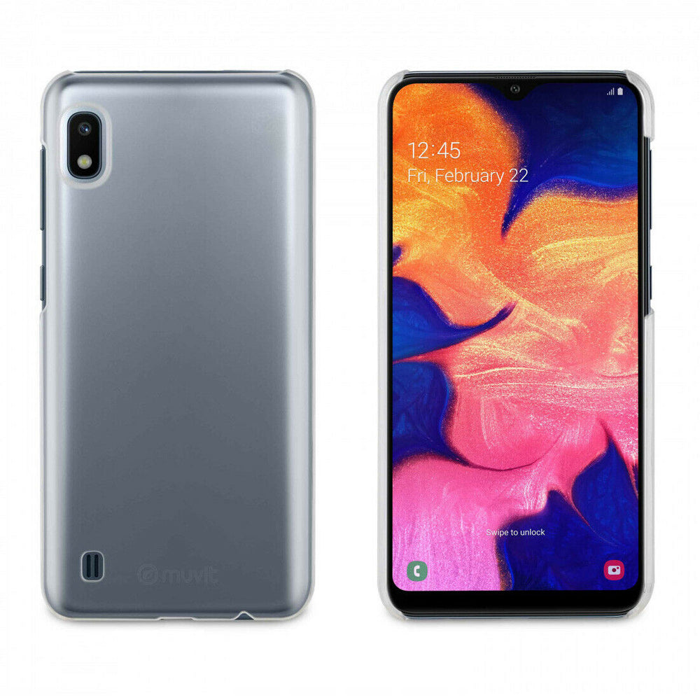 Funda Muvit for change para Samsung Galaxy A10 recycletek transparente.