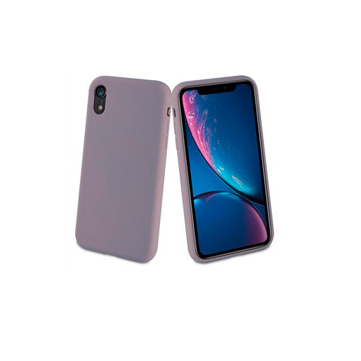 Funda Muvit Life Liquid para Apple Iphone XR Gris Lavanda