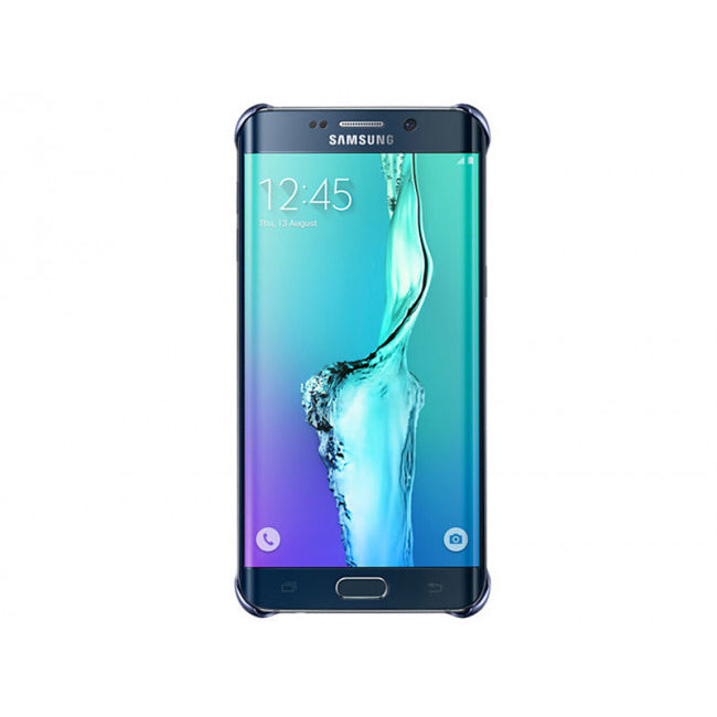 Funda Samsung Clear Cover Negra para Samsung Galaxy S6 Edge plus azul