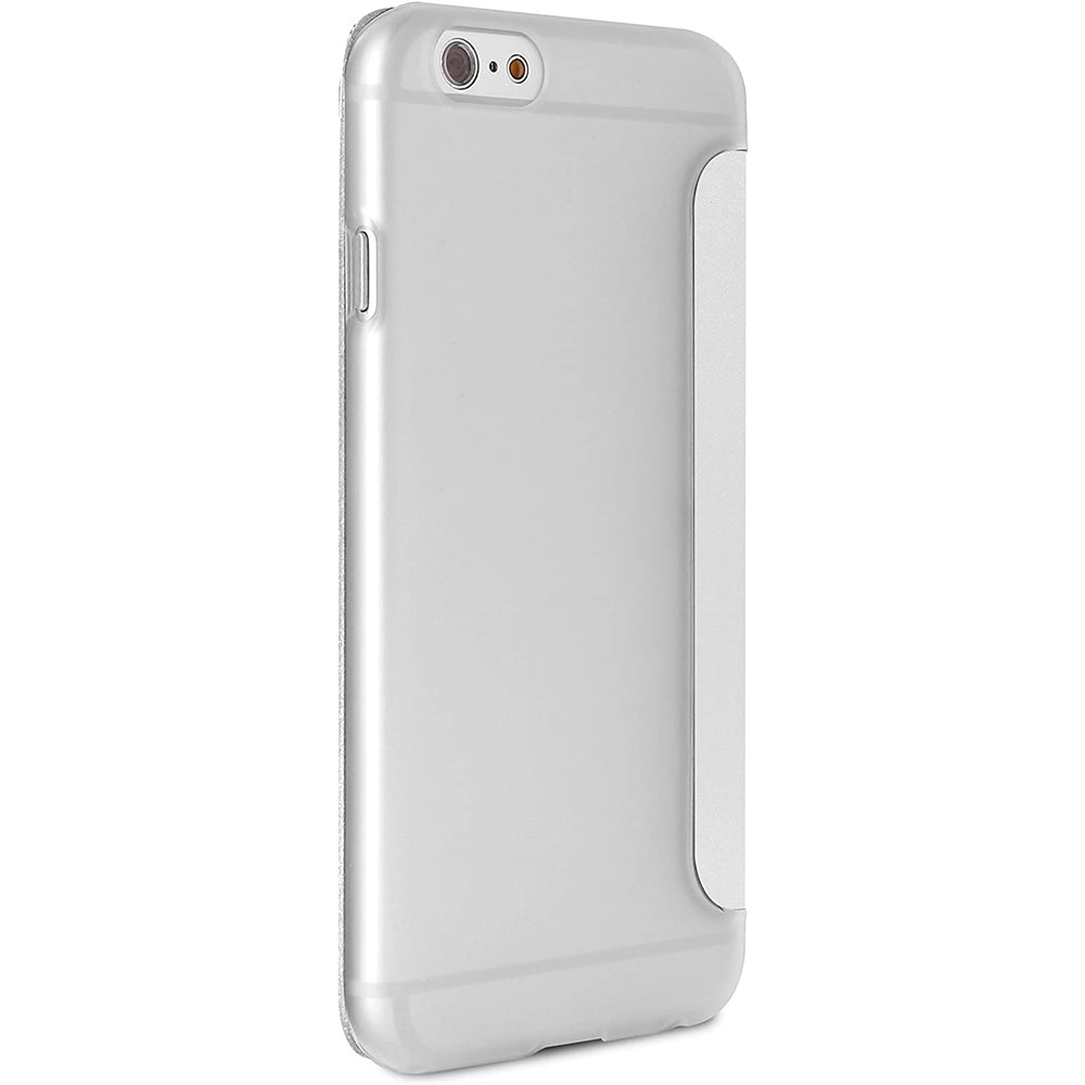 Funda Puro Booklet con carcasa trasera y tarjetero para Apple iPhone 6 blanco.