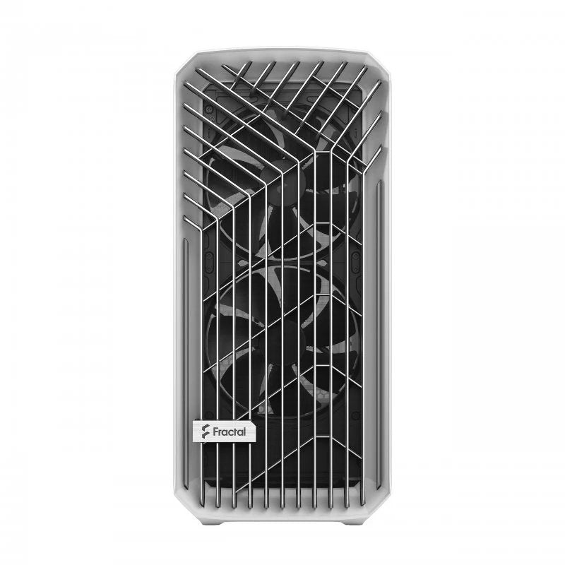 Torre completa Midi Tower Fractal Design Torrent Cristal Templado blanca