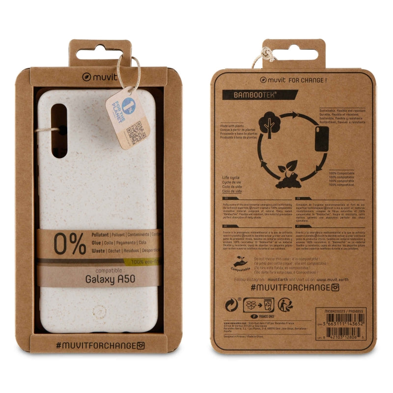 Funda Muvit for Change para Samsung Galaxy A50s/A30s/A50 bambootek coton