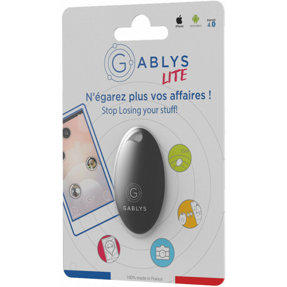 Localizador con Bluetooth Gablys GALITEN color negro.