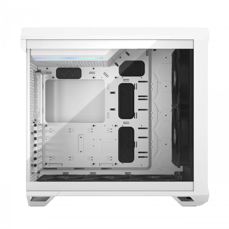 Torre completa Midi Tower Fractal Design Torrent Cristal Templado blanca
