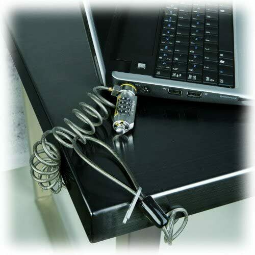Cable de seguridad Kensington para portátil, Kit Esencial K66619EU + mini ratón